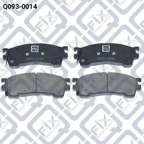 Колодки гальмівні передні Mazda 626 GE 91–/Mazda MX-6 91–/Mazda Xedos-6 92–/Mazda 323 Q-fix Q0930014 (фото 1)