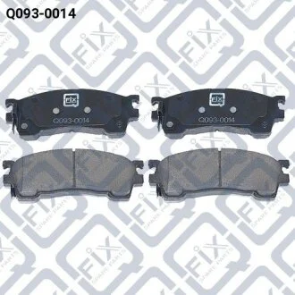 Колодки гальмівні передні Mazda 626 GE 91–/Mazda MX-6 91–/Mazda Xedos-6 92–/Mazda 323 Q-fix Q0930014