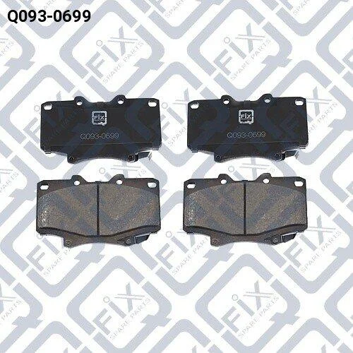Колодки гальмівні передні дискові Q-fix Q0930699 (фото 1)