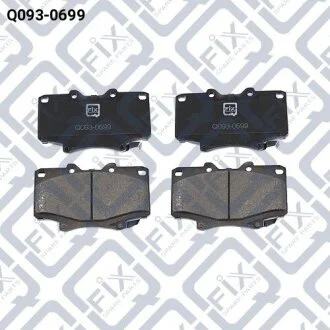 Колодки гальмівні передні дискові Q-fix Q0930699