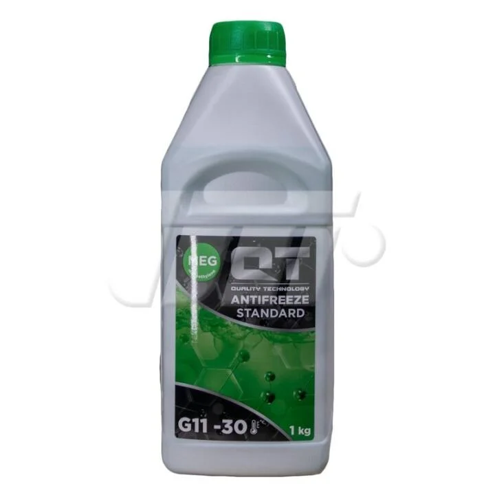 Антифриз QT MEG STANDARD -30 G11 зелений 1кг QT-OIL QT552301 (фото 1)