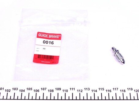 Штуцер прокачки гальм (M10x1/10x31.6) (opt-om) QUICK BRAKE 0016