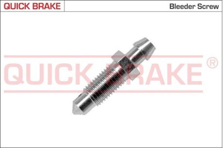Штуцер прокачки гальм (M8x1/9x33.5) (opt-om) QUICK BRAKE 0090