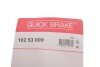 Тріскачка колодок ручника Opel Astra F/G/H/Combo/Vectra B 91- (к-кт) UA63 QUICK BRAKE 102 53 009 (фото 4)