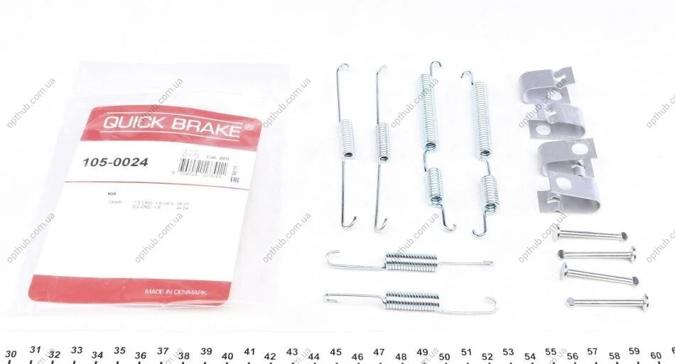 Монтажний к-кт гальмівних колодок KIA CERATO -ua QUICK BRAKE 105-0024 (фото 1)