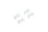 Комплект пружинок колодок ручника Chevrolet Lacetti/Nubira 1.4-2.0D 05- (Sumitomo) (opt-om) QUICK BRAKE 105-0025 (фото 2)