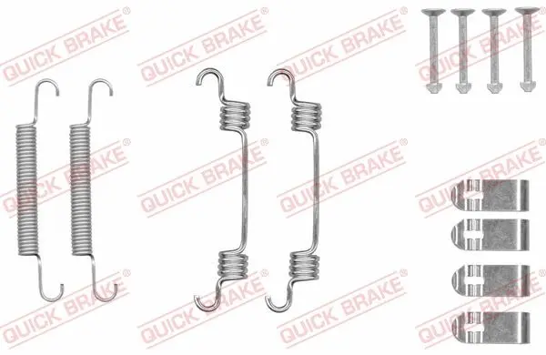 Комплект пружинок колодок ручного гальма QUICK BRAKE 105-0044 (фото 1)