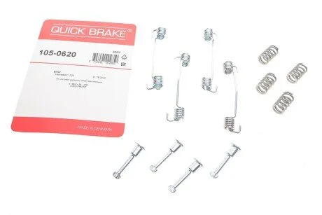 Комплект пружинок колодок стояночного гальма QUICK BRAKE 105-0620