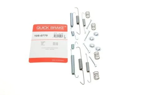 Комплект пружинок колодок стояночного гальма QUICK BRAKE 105-0770