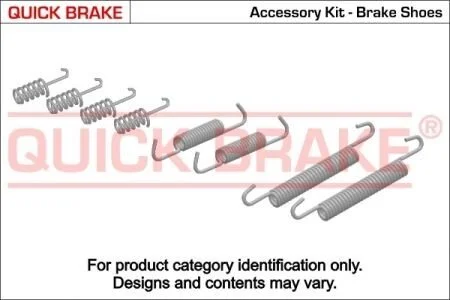 Комплект пружинок колодок ручника Volvo C70/S80/XC90/S60 01-14 (opt-om) QUICK BRAKE 105-0832 (фото 1)
