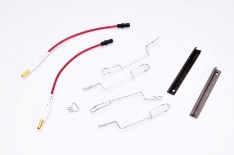 Планка супорта (заднього) прижимна (к-кт) MB Vito (W638) 2.0-2.3TD (з датчиком витрати) (opt-om) QUICK BRAKE 109-1280X