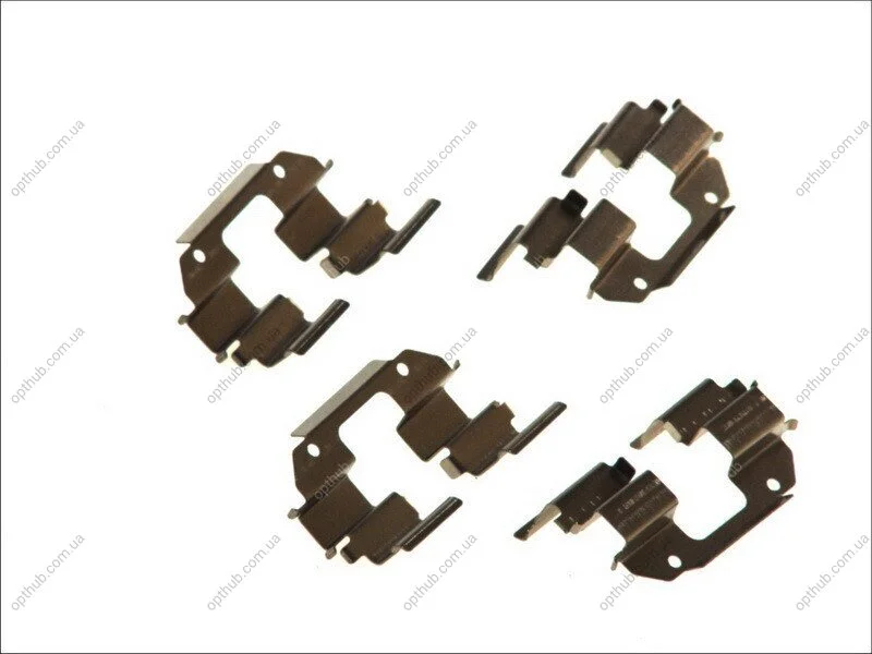 Планка супорта (переднього) прижимна (к-кт) Chevrolet Matiz/Daewoo Matiz 0.8/1.0 03- (Dac) (opt-om) QUICK BRAKE 109-1285 (фото 1)
