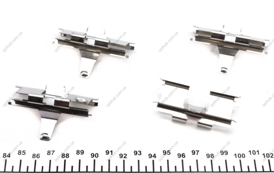 Планка супорта (заднього) прижимна (к-кт) Chevrolet Lacetti/Daewoo Nubira 97- UA63 QUICK BRAKE 109-1692 (фото 1)