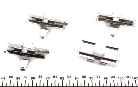 Планка супорта (заднього) прижимна (к-кт) Chevrolet Lacetti/Daewoo Nubira 97- UA63 QUICK BRAKE 109-1692