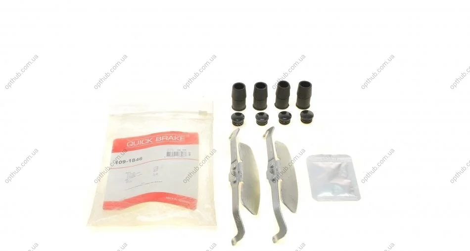 Монтажний к-кт гальмівних колодок VW GOLF -ua QUICK BRAKE 109-1846 (фото 1)