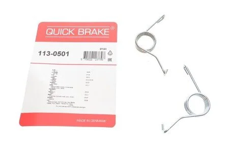 Пружини супорта (заднього) VW Golf IV/Skoda Octavia 96-06 (К-кт L+R) UA63 QUICK BRAKE 113-0501