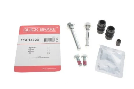 Направляюча супорта (переднього/к-кт) Citroen Jumpy/Opel Combo/Peugeot Expert 01- UA63 QUICK BRAKE 113-1432X