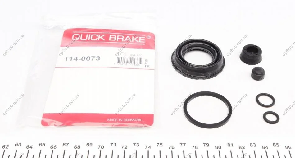 Ремкомплект супорта (заднього) Chevrolet Cruze/Opel Astra J/Zafira 09- (d=38mm) (opt-om) QUICK BRAKE 114-0073 (фото 1)