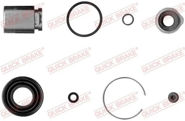 Ремкомплект супорта (заднього) Mazda 6 02-13 (d=35mm) (Akebono) (+поршень) UA63 QUICK BRAKE 114-5025 (фото 1)