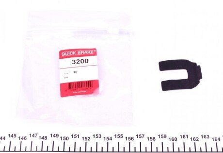 Кліпса кріплення (скоба) гальмівного шланга (Fiat/Mercedes/Renault) (opt-om) QUICK BRAKE 3200