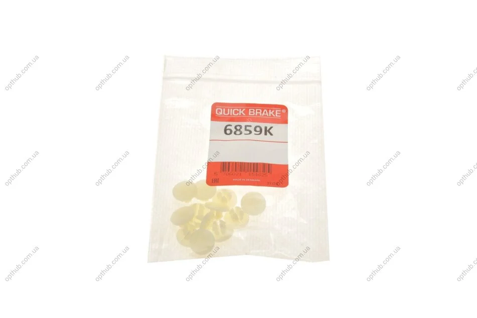 Ремкомплект механізму колодок ручника Skoda Roomster/VW Caddy II 95- (к-кт 12шт) UA63 QUICK BRAKE 6859K (фото 1)