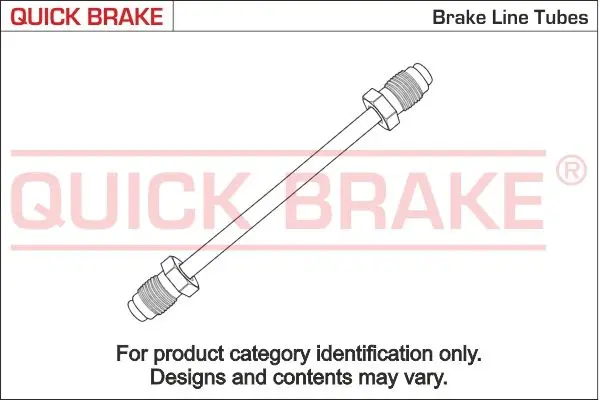 Трубопровід ручного гальма QUICK BRAKE CU-1040A-A (фото 1)