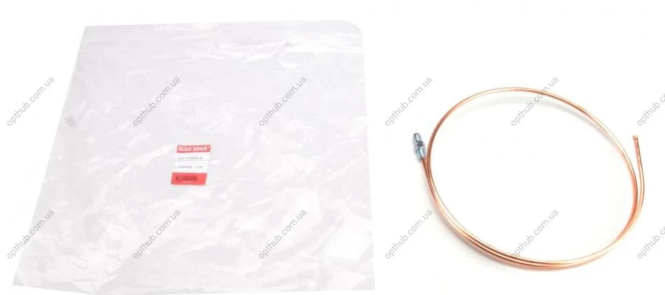 Трубка гальмівна 1.15м UA63 QUICK BRAKE CU-1150A-A (фото 1)