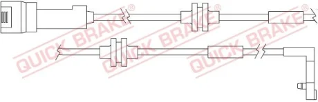Датчик зносу гальмівних колодок QUICK BRAKE WS 0157 A