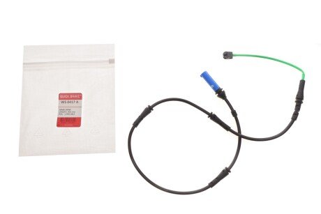 Датчик зносу гальмівних колодок (задніх) BMW 5 (G30/F90)/7 (G11/G12) 15- (L=922mm) UA63 QUICK BRAKE WS 0417 A
