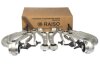 К-кт рычагов подвески перед. Audi A4 B8/A5/A6 C7/Q5 (с тонким пальцем, конус 14мм)) RAISO RL8K4989FKIT (фото 1)