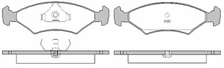 Колодки гальмівні дискові REMSA 0119.00