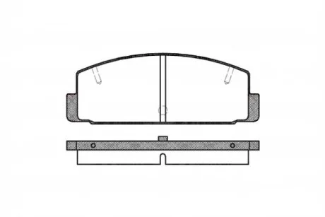 Колодки тормозные дисковые задние MAZDA 323 C, F, P S, S S, 626, 6,MX6,PREMACY,RX7 1.2-2.2I 16V 90.09-,02 REMSA 0179.10