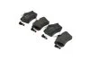 Колодки тормозные дисковые задние AUDI A3 96-03,A4 94-08,A6 97-05,A8 95-02/SEAT IBIZA 96-,CORDOBA 02-09,L REMSA 0263.01 (фото 1)