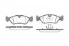 Колодки гальмівні дискові ПЕРЕДН OPEL ASCONA C/ASTRA F/KADETT E/ OMEGA A/VECTRA A /VECTRA B 01.1989-,D REMSA 0286.50 (фото 1)