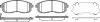 Колодки гальмівні дискові ПЕРЕДН NISSAN CUBE 1.5DCI 10-,TIIDA 1.5DCI-1.8 07-;SUZUKI SX4 06- -ua REMSA 0293.11 (фото 1)