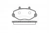 Колодки гальмівні дискові ПЕРЕДН FORD TRANSIT 150L, 150S, 190 08.91-08.94, TRANSIT 2.5D, 2.5TD 09.94-0 REMSA 0392.00 (фото 1)