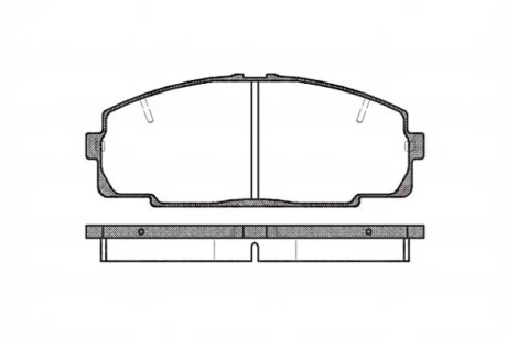 Колодки гальмівні дискові REMSA 0421.20