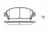 Колодки гальмівні дискові ПЕРЕДН TOYOTA AVENSIS,CARINA E,CELICA 1.6I,2.0I 16V 92.04-,00.10- -ua REMSA 0427.02 (фото 1)