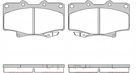 Колодки гальмівні дискові REMSA 0429.04