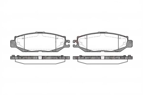 Колодки гальмівні дискові REMSA 0457.00