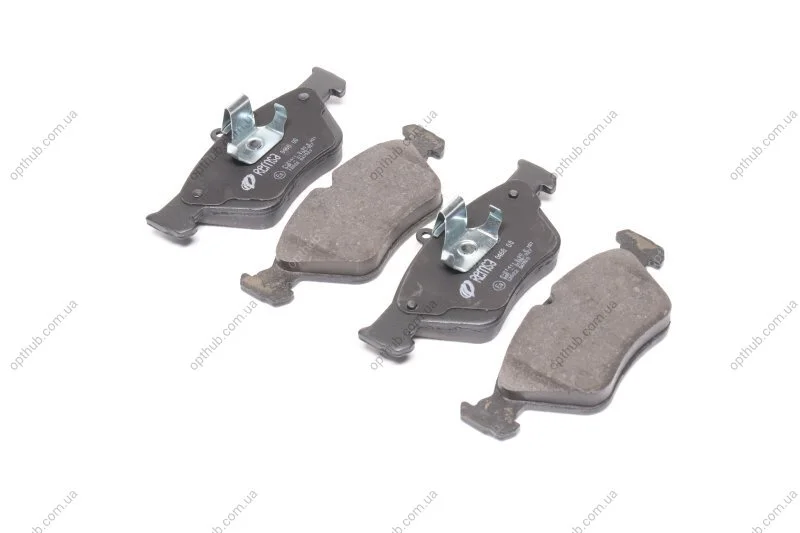 Колодки гальмівні дискові ПЕРЕДН OPEL OMEGA B 94-,VECTRA A 92-95,CALIBRA 90-95,SAAB 900 93- -ua REMSA 0468.00 (фото 1)