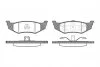 Колодки гальмівні дискові ПЕРЕДН/ЗАДН CHRYSLER 300 M /NEON/NEW YORKER/STRATUS 04.1993-,DODGE NEON/STRA -ua REMSA 0482.40 (фото 1)