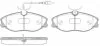 Колодки гальмівні дискові ПЕРЕДН CITROEN XSARA 2.0I 98-,PEUGEOT 306 2.0I 16V 96-97,406 1.8 16V,1.9TD,2 -ua REMSA 0604.02 (фото 1)