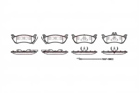 Колодки гальмівні дискові REMSA 0698.11