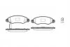 Колодки гальмівні дискові ПЕРЕДН OPEL AGILA 1.0-1.3 00-, SUZUKI WAGON R+ 1.3 00- -ua REMSA 0702.21 (фото 1)
