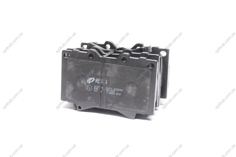 Колодки гальмівні дискові ПЕРЕДН TOYOTA LANDCRUISER 100 4,2TD 4,7 98- 120 3,0D 4,0 04- 150 3,0D 4,0 10 -ua REMSA 0707.04 (фото 1)