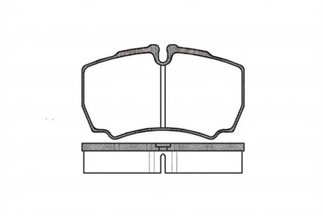 Колодки гальмівні дискові REMSA 0849.00