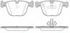Колодки гальмівні дискові ЗАДН BMW 5(F07) GRAND TURISMO 3.0 4.4 2010-,7(F01-04) 3.0-6.0 08- -ua REMSA 0892.20 (фото 1)