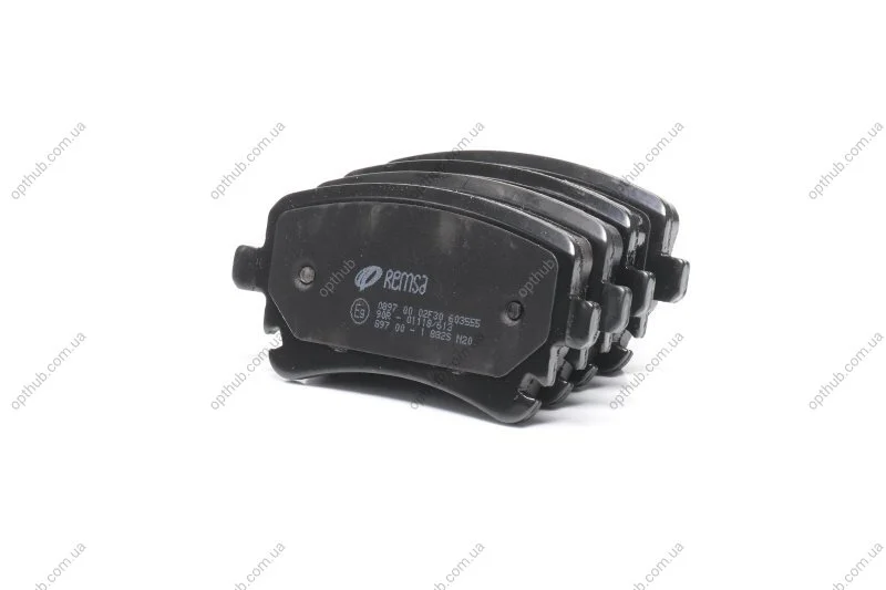 Колодка гальм. диск. AUDI A4 03.2003-,VW PHAETON 02.2004- задн. (вир-во) REMSA 0897.00 (фото 1)