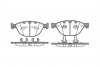 Колодки гальмівні дискові ПЕРЕДН BMW 5(E60,61) M5 04-,7(E65,66) 05-;JAGUAR XJ XK 5.0 09- -ua REMSA 0958.10 (фото 1)